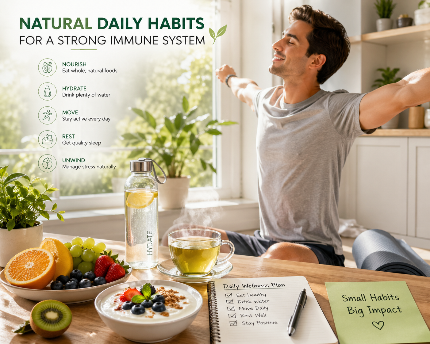 How to strengthen immune system naturally